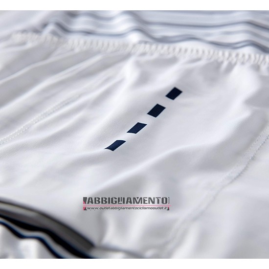 Abbigliamento La Passione 2019 Manica Corta e Pantaloncino Con Bretelle Stripe Bianco - Clicca l'immagine per chiudere